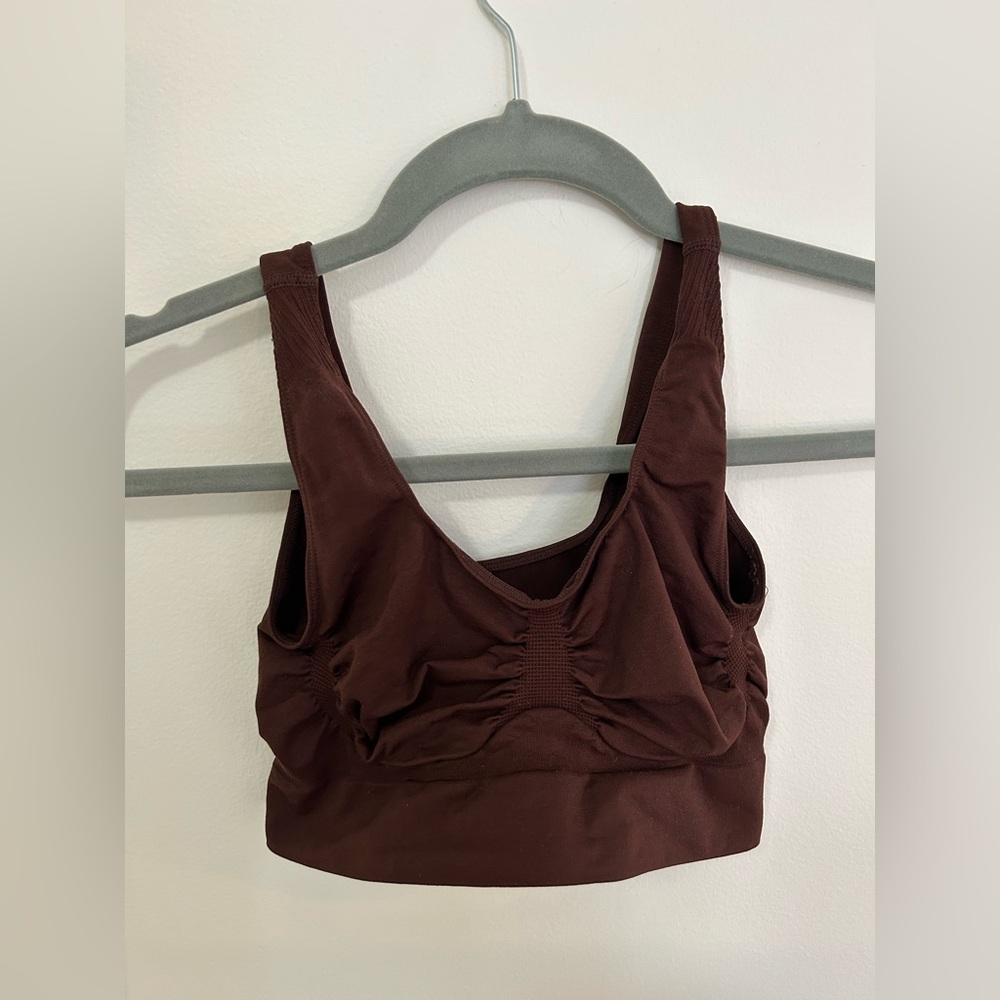 Yitty from Fabletics dark brown bra/shapewear. Size M/L.